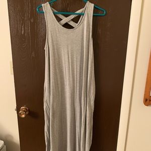 Savannah, White & Grey Striped